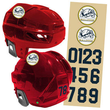 Hockey Helmet Decal Package option 1