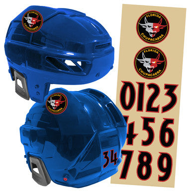 Hockey Helmet Decal Package option 1