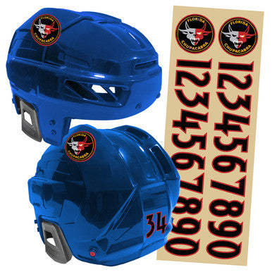 Hockey Helmet Decal Package option 2