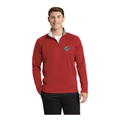 Adult Embroidered 1/4 Zip Pullover Sport Fleece
