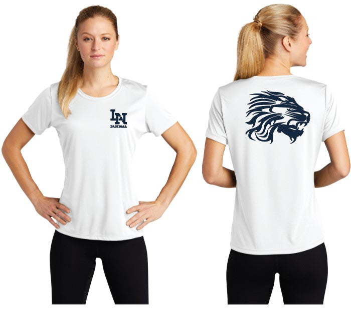 Lake Nona Baseball Ladies White T-shirt