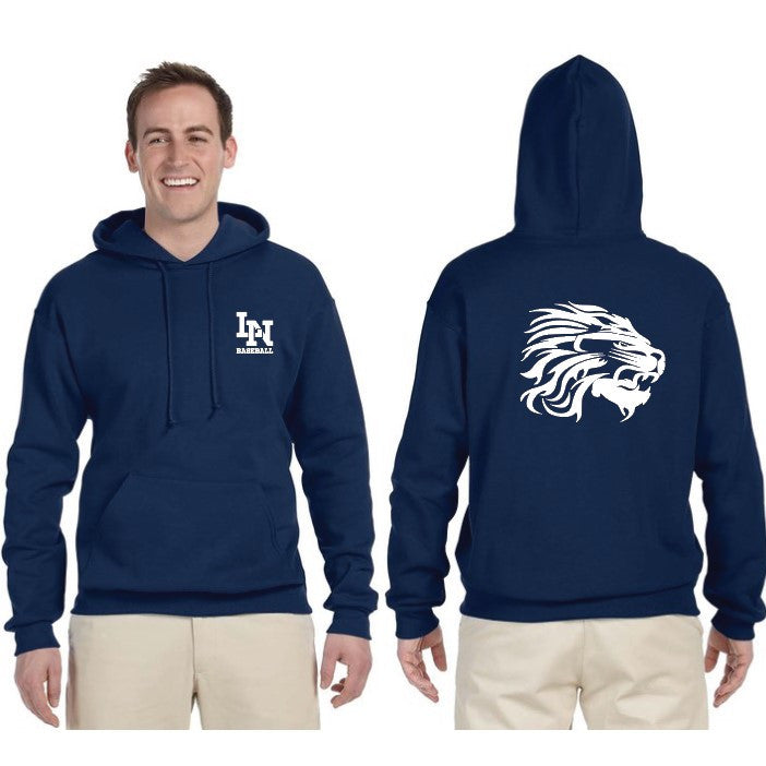 Adult Navy Pullover Hooded Sweatshirt