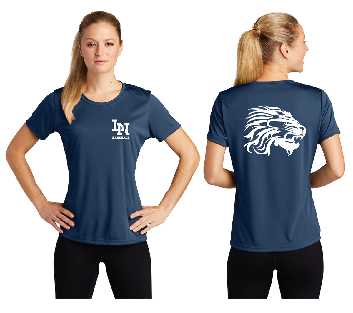 Lake Nona Baseball Ladies Navy T-shirt