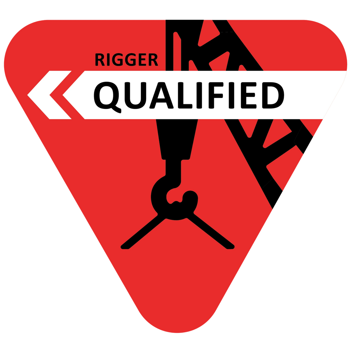 Rigger Qualified Hard Hat Decal