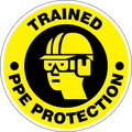 PPE Protection 2" Hard Hat Decal