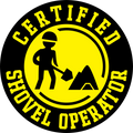 Shovel Operator 2" Hard Hat Decal